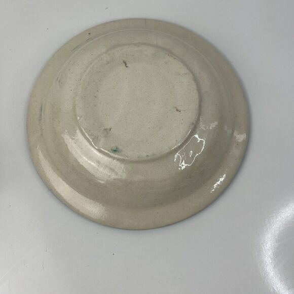 Handmade Ceramic Bowl Blue Floral With fruit Made In Mexico - Picture 4 of 5